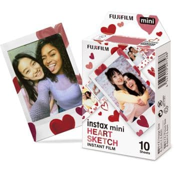 Foto: Fujifilm instax mini Film Heart Sketch