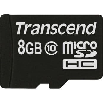 Foto: Transcend microSDHC          8GB Class 10 + SD-Adapter