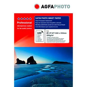 Foto: AgfaPhoto Professional Photo Paper 260 g Satin 10x15 100 Bl.