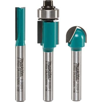 Foto: Makita D-30209 Fräser-Set 3Stk