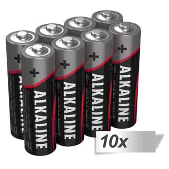 Foto: 10x8 Ansmann Alkaline Mignon AA LR 6-red-line            5015280