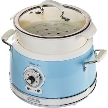 Foto: Ariete Vintage Dampfgarer, blau