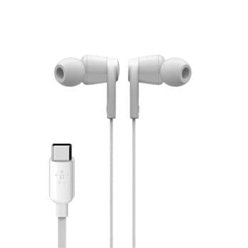 Foto: Belkin Rockstar In-Ear Kopfhörer USB-C Connector ws. G3H0002btWHT