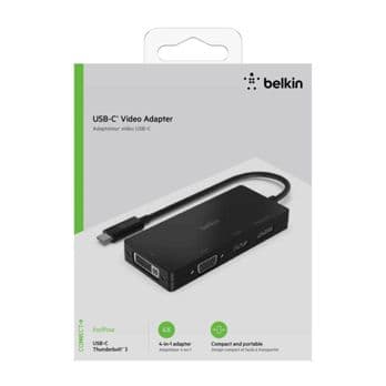 Foto: Belkin USB-C auf HDMI / VGA / DisplayPort-Adapter   AVC003btBK