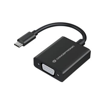 Foto: Conceptronic ABBY05B USB-C-zu-VGA-Adapter