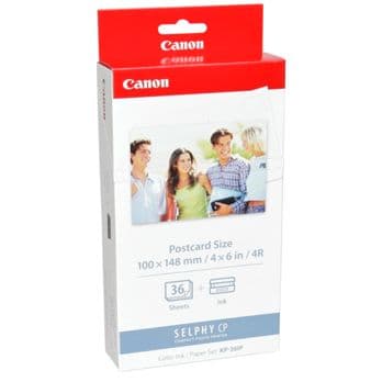 Foto: Canon KP-36 IP 10x15 cm Papier und Farbband (36 Blatt)