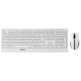 Foto: Cherry B.Unlimited 3.0 Desktop Keyboard und Mouse Weiß-Grau