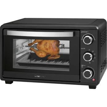 Foto: Clatronic MBG 3727 schwarz Backofen Drehspieß