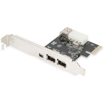 Foto: DIGITUS PCI Express Karte Firew. 4 zusätzliche Ports EEE 1394