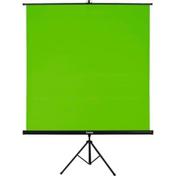 Foto: Hama Green Screen Hintergrund mit Stativ 180x180cm 2in1