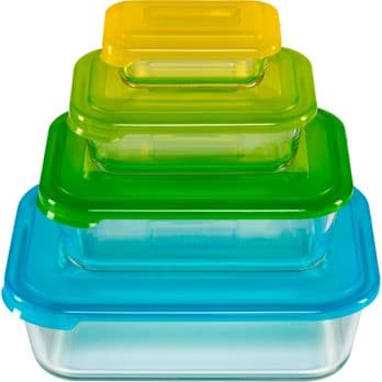 Foto: Joseph Joseph Nest Vorratsdosen - Set 4 tlg. Glas