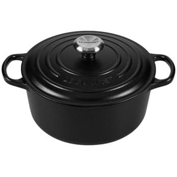 Foto: Le Creuset Signature Bräter rund 24 cm schwarz