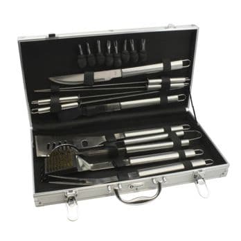 Foto: Leopold Vienna Grillkoffer 18 teilig 8x24x27        LV01070