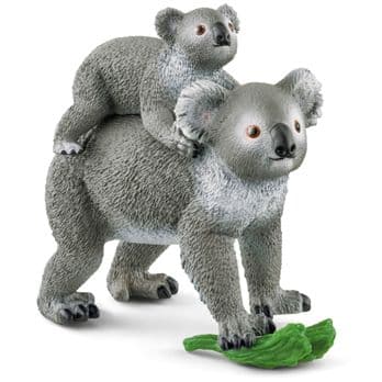 Foto: Schleich Wild Life      42566 Koala Mutter mit Baby