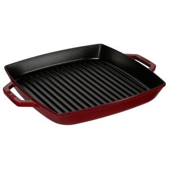 Foto: Staub Grillpfanne induktion quadratisch 33cm rot