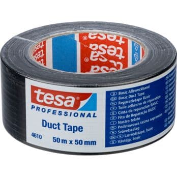 Foto: Tesa Gewebekleb. 50m x 50mm schwarz 04610