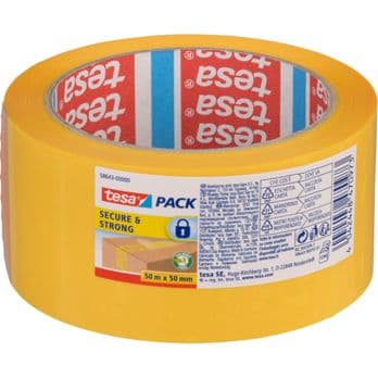 Foto: Tesa Packband 50m x 50mm Secure&strong gelb 58643