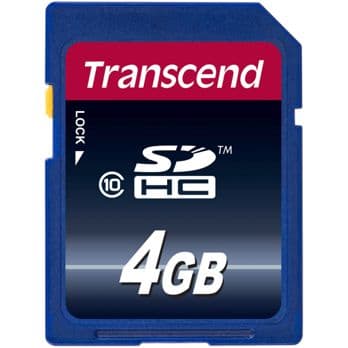 Foto: Transcend SDHC               4GB Class 10