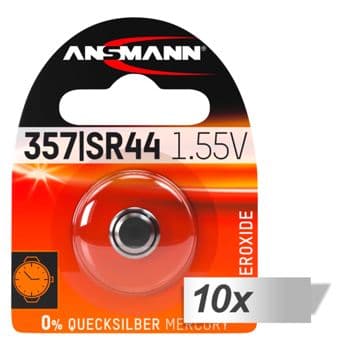 Foto: 10x1 Ansmann 357 Silveroxid SR44