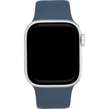 Foto: Apple Watch 9 GPS 41mm Silber Alu Blau Sportarmb. S/M