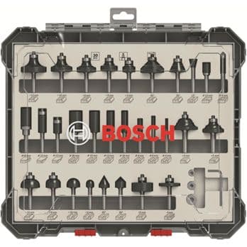 Foto: Bosch 30 tlg Mixed Fräser Set 6mm Schaft