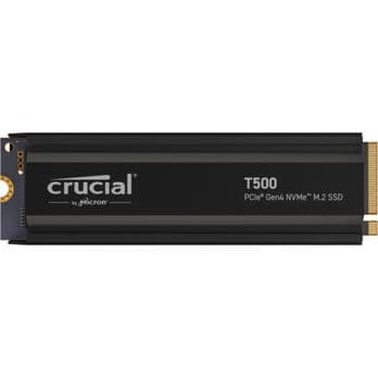 Foto: Crucial T500 with heatsink   2TB PCIe Gen4 NVMe M.2 SSD