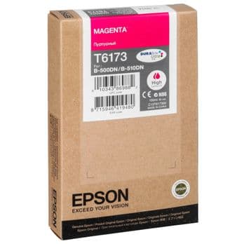 Foto: Epson Tintenpatrone magenta T 617 High Cap.  100 ml   T 6173