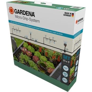 Foto: Gardena Micro-Drip-System Set Hochbeet/Beet (35 Pflanzen)