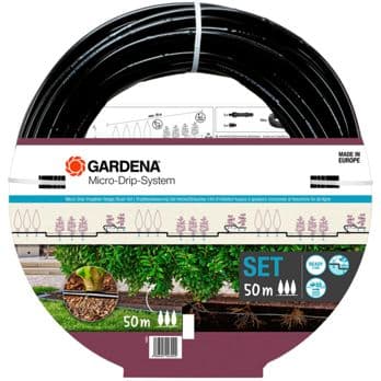 Foto: Gardena Micro-Drip-System Set Hecke/Sträucher 50m