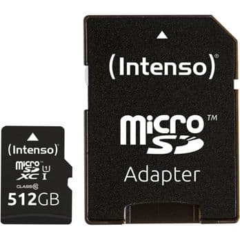 Foto: Intenso microSDXC Cards    512GB Class 10 UHS-I Premium