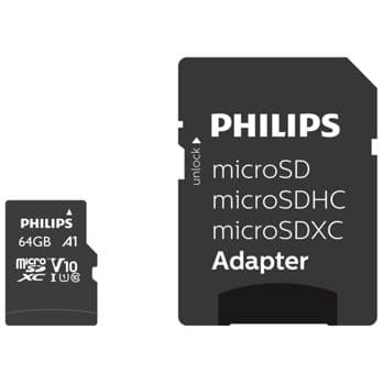 Foto: Philips MicroSDXC Card      64GB Class 10 UHS-I U1 incl. Adapter