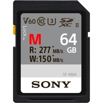 Foto: Sony SDXC M series          64GB UHS-II Class 10 U3 V60