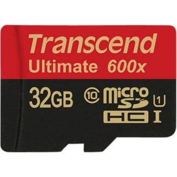 Foto: Transcend microSDHC MLC     32GB Class 10 UHS-I 600x + SD-Adapter