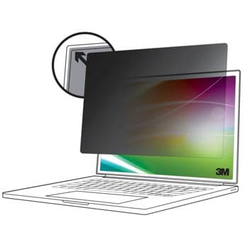 Foto: 3M BP133W9E Blickschutzf. 16:9 13,3" Bright Screen Vollb.Laptop