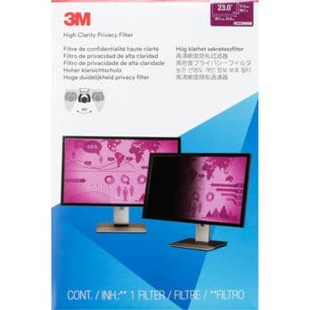 Foto: 3M HC230W9B Blickschutzfilter High Clarity für Desktops 23"