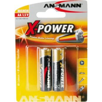 Foto: 1x2 Ansmann Alkaline Mignon AA LR 6 X-Power