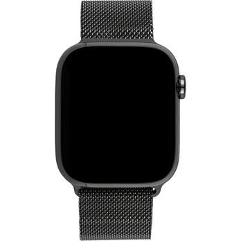 Foto: Apple Watch 9 Cell 45mm Edelst. Graphit Milanese Loop