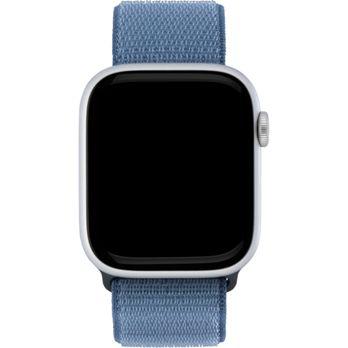 Foto: Apple Watch 9 GPS 41mm Silber Alu Winterblau Sport Loop