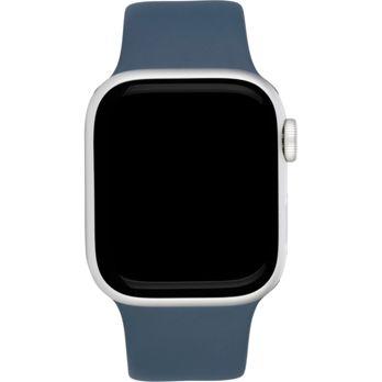 Foto: Apple Watch 9 GPS 45mm Silber Alu Blau Sportarmb. S/M