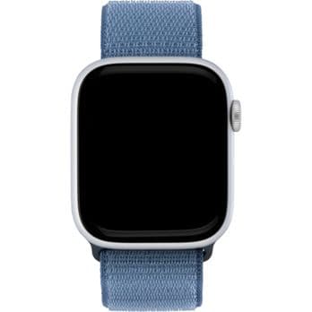Foto: Apple Watch 9 GPS 45mm Silber Alu Winterblau Sport Loop