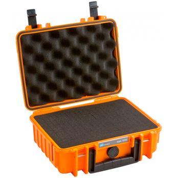 Foto: B&W Outdoor Case 1000 with pre-cut foam (SI) orange