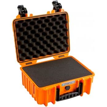 Foto: B&W Outdoor Case 3000 orange  mit Schaumstoff Einsatz