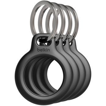 Foto: 1x4 Belkin Schlüsselanhänger für Apple AirTag, schwarz MSC001btBK