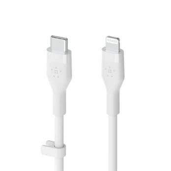 Foto: Belkin Flex Lightning/USB-C 15W 3m, mfi, 15W, weiß  CAA009bt3MWH