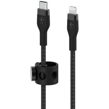 Foto: Belkin Flex Lightning/USB-C 15W 3m mfi.zert.schwarz CAA011bt3MBK