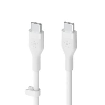 Foto: Belkin Flex USB-C/USB-C bis 60W 1m, weiß            CAB009bt1MWH