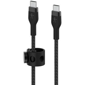 Foto: Belkin Flex USB-C/USB-C bis 60W 1m, schwarz         CAB011bt1MBK