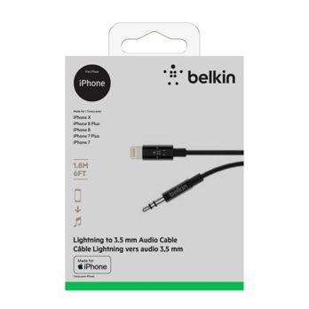 Foto: Belkin MIXIT Lightning auf 3,5mm AUX Kabel 1,8m   AV10172bt06-BLK