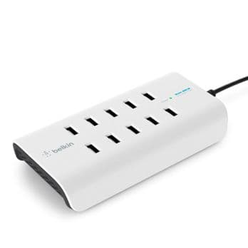 Foto: Belkin Rockstar 10-Port USB-Lad. 120W, 2,4A je Port,weiß B2B139vf