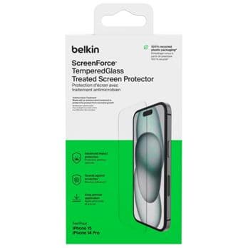 Foto: Belkin Screenforce Tempered Gl. antiba.iPhone 15/14Pro  OVA135ZZ